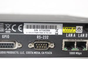 QSC Versatile Q-SYS I/O Frame Network Interface (1583-334)