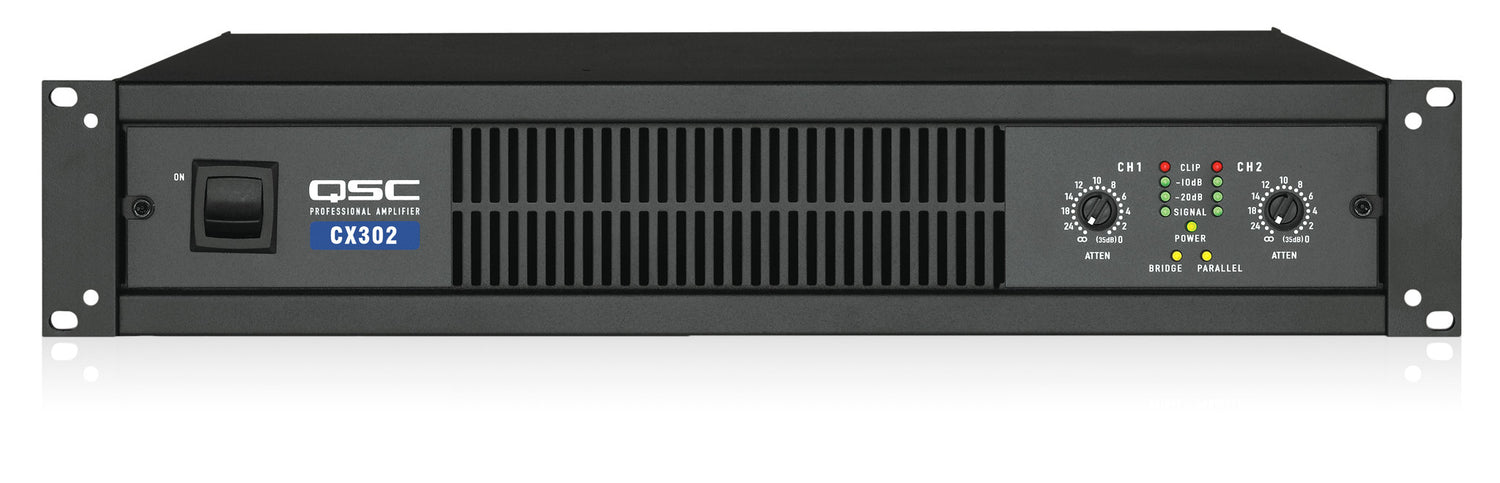 QSC CX-302 CX Series 2-channel Professional Power Amplifier