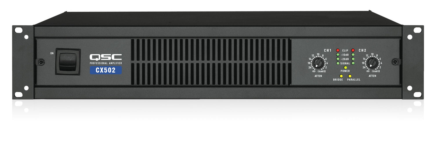 QSC CX502 CX Series 2-Channel Professional Power Amplifier