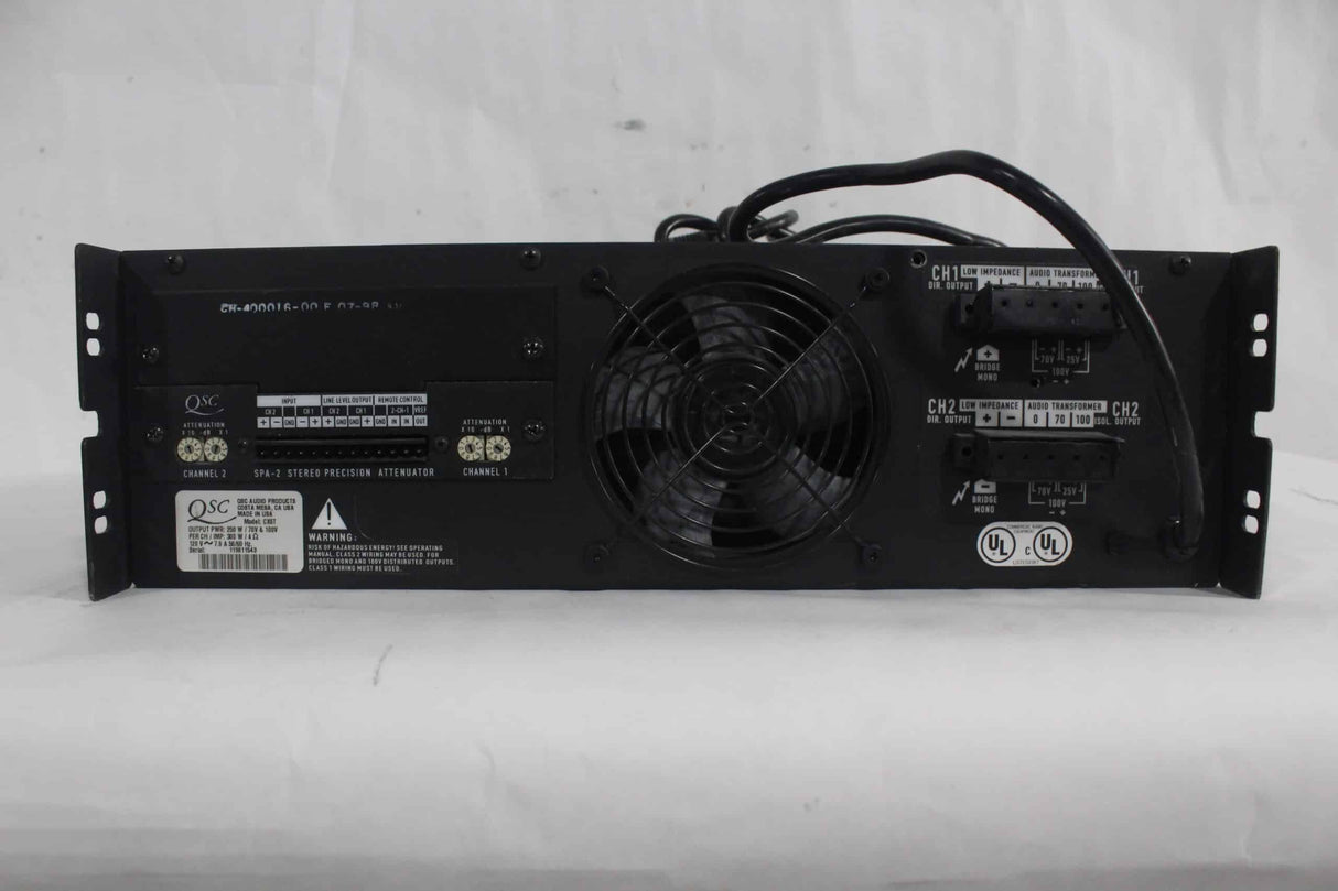 QSC CX6T 2-Channel 2x300W Professional Amplifier