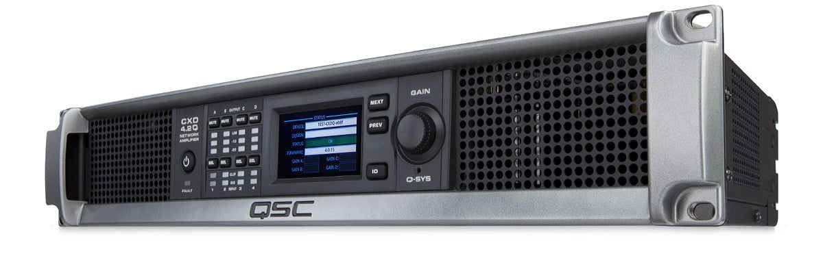 QSC CXD4.2 4-Channel Processing Amplifier – AVGear.com