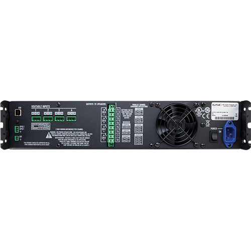 QSC CXD4.3Q CXD-Q Series Multi-Channel Network Processing Amplifiers