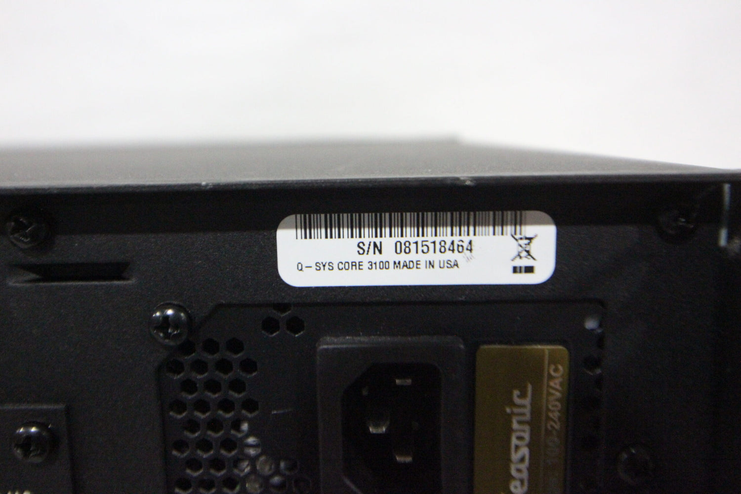 QSC Core 3100 Enterprise System Platform