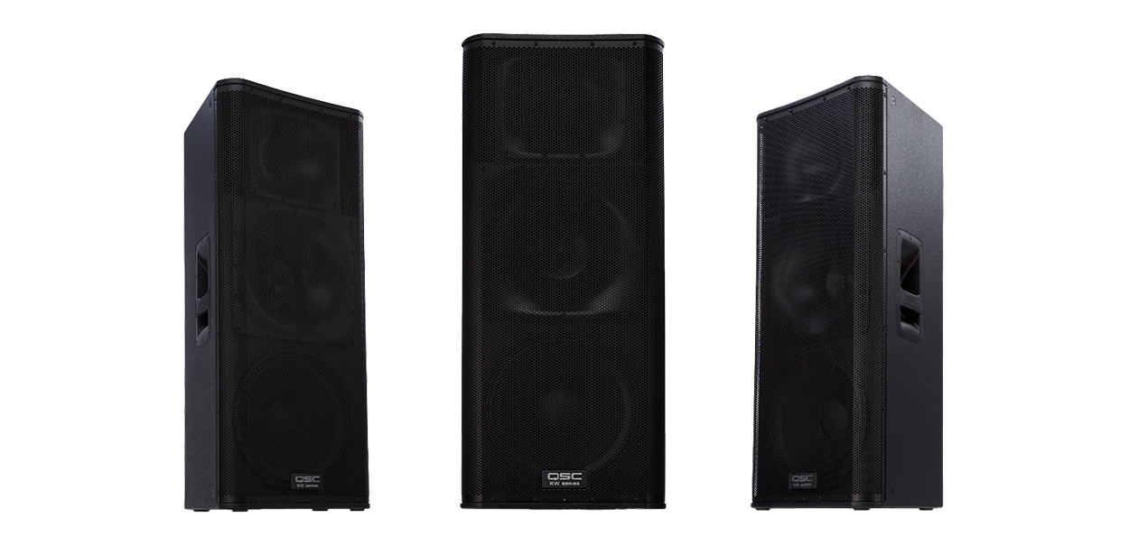 QSC KW153 KW Series 15" 3-way Trapezoidal Loudspeaker