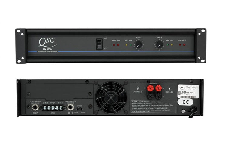 QSC MX1500 -  MX Series Power Amplifier