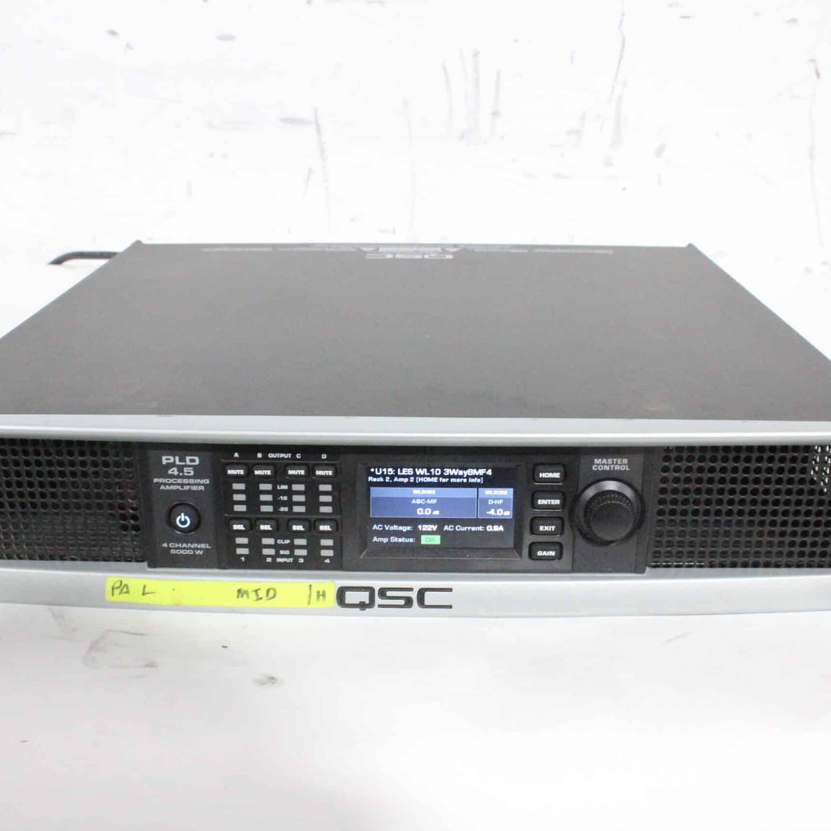 QSC PLD 4.5 4-Channel 5000W Processing Amplifier – AVGear.com