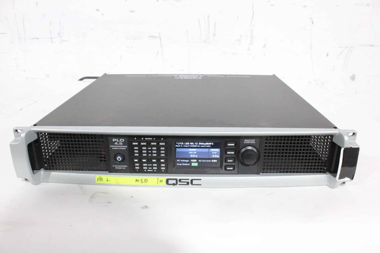 QSC PLD 4.5 4-Channel 5000W Processing Amplifier