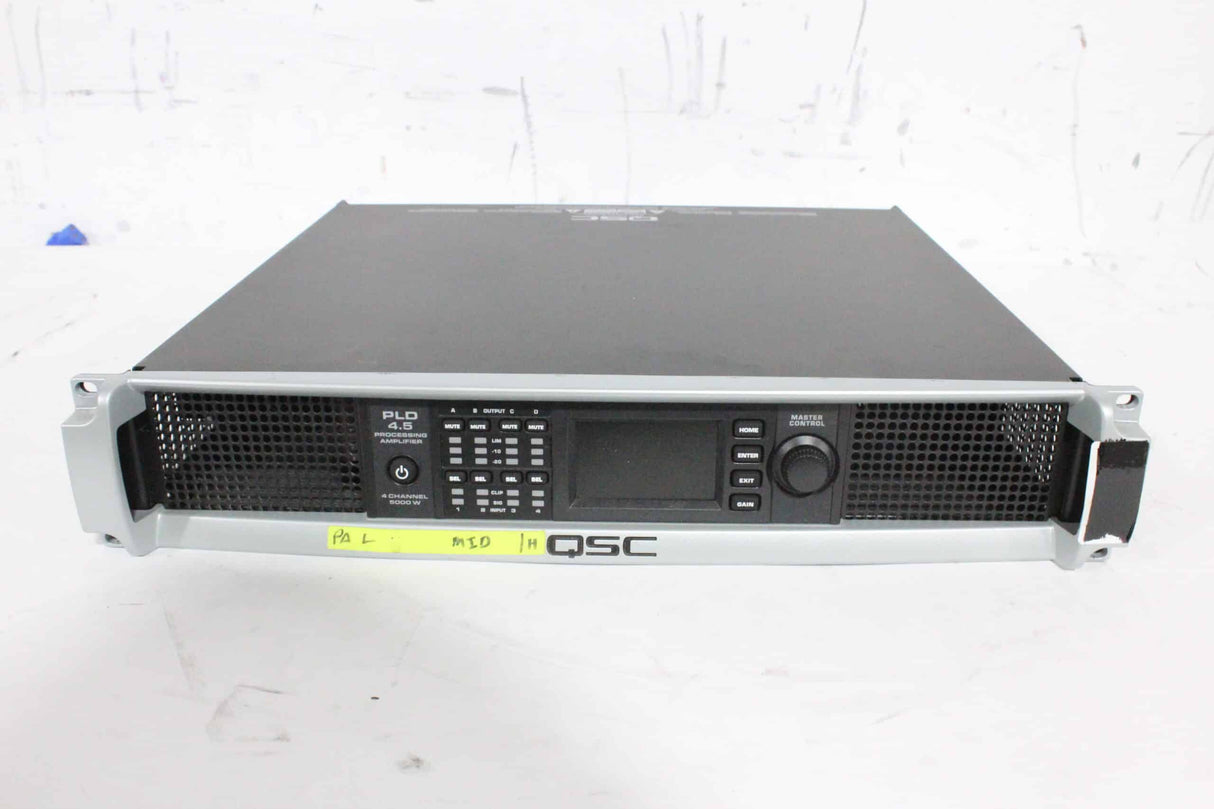 QSC PLD 4.5 4-Channel 5000W Processing Amplifier