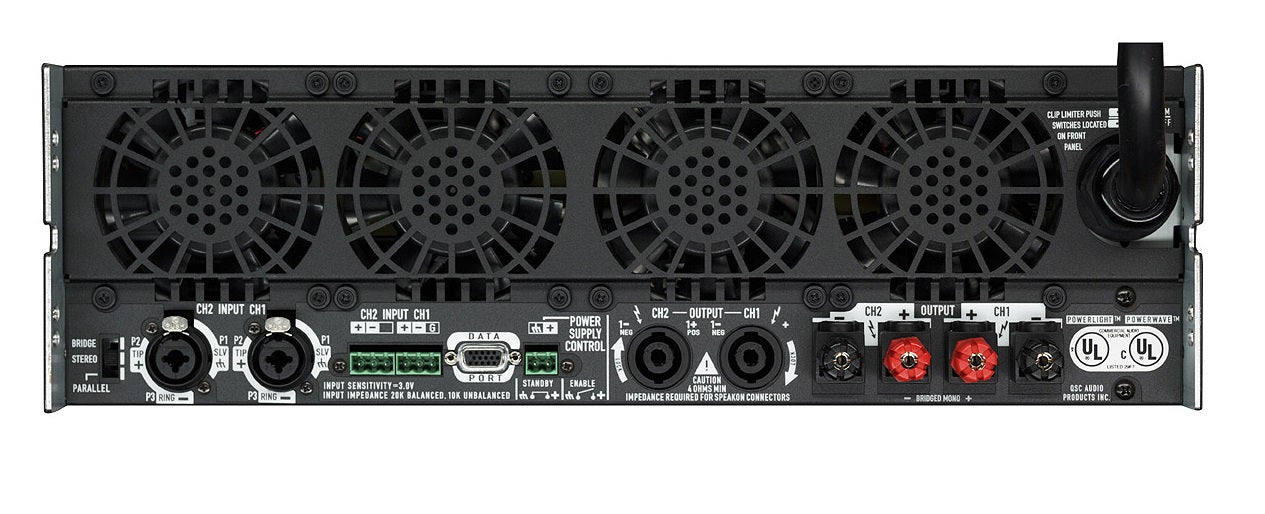 QSC PL 6.0 PowerLight Series Professional Power Amplifiers