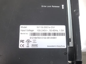 RALOY W119-S801e-DVI Rackmount LCD Monitor