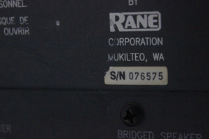 RANE MA 6S Bridgeable Pro Audiophile Multi-Channel Amplifier