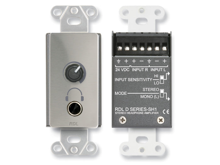 RDL DS-SH1 Surface Mounted Stereo/Mono Headphone Amp