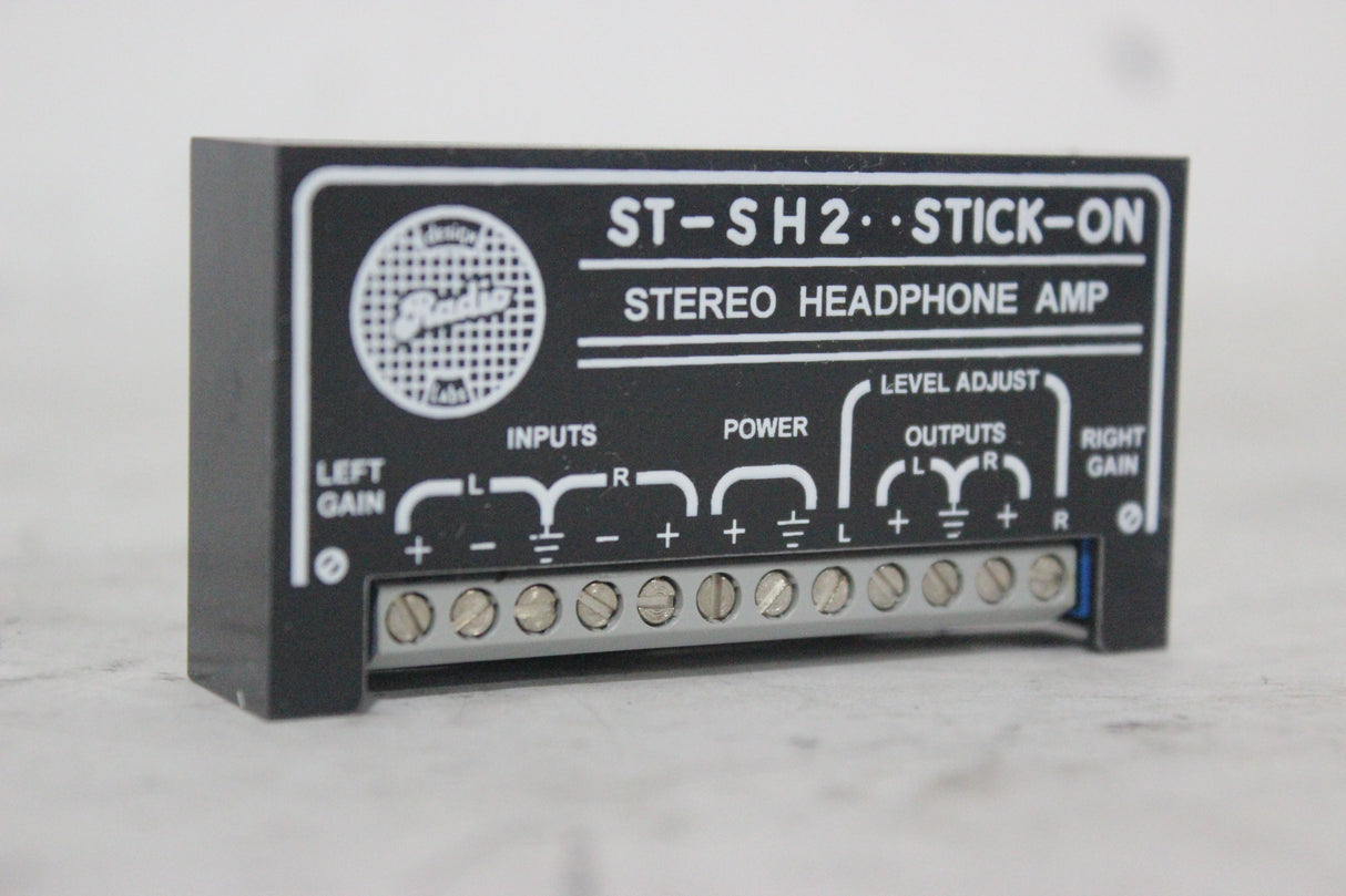 RDL ST-SH2 Stick-On Stereo Headphone Amplifier