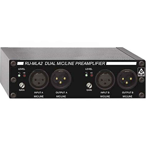 RDL RU-MLA2  Dual Channel Microphone/Line Preamplifier