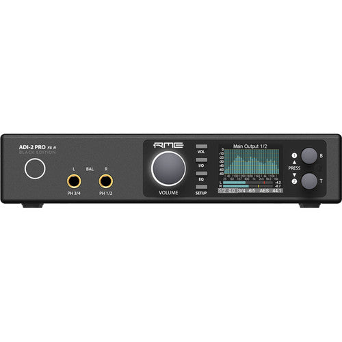 RME ADI-2 Pro FSR BE Reference AD/DA Converter with Extreme Power Headphone Amplifiers and Remote (Black Edition)