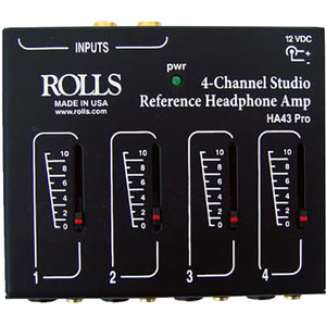 ROLLS HA43 4-Channel Stereo Headphone Amplifier
