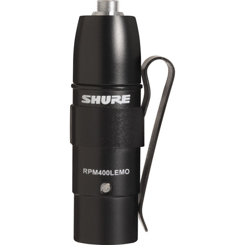 Shure RPM400LEMO Wired TwinPlex Microphone Preamp with Belt Clip (LEMO3 to XLR)