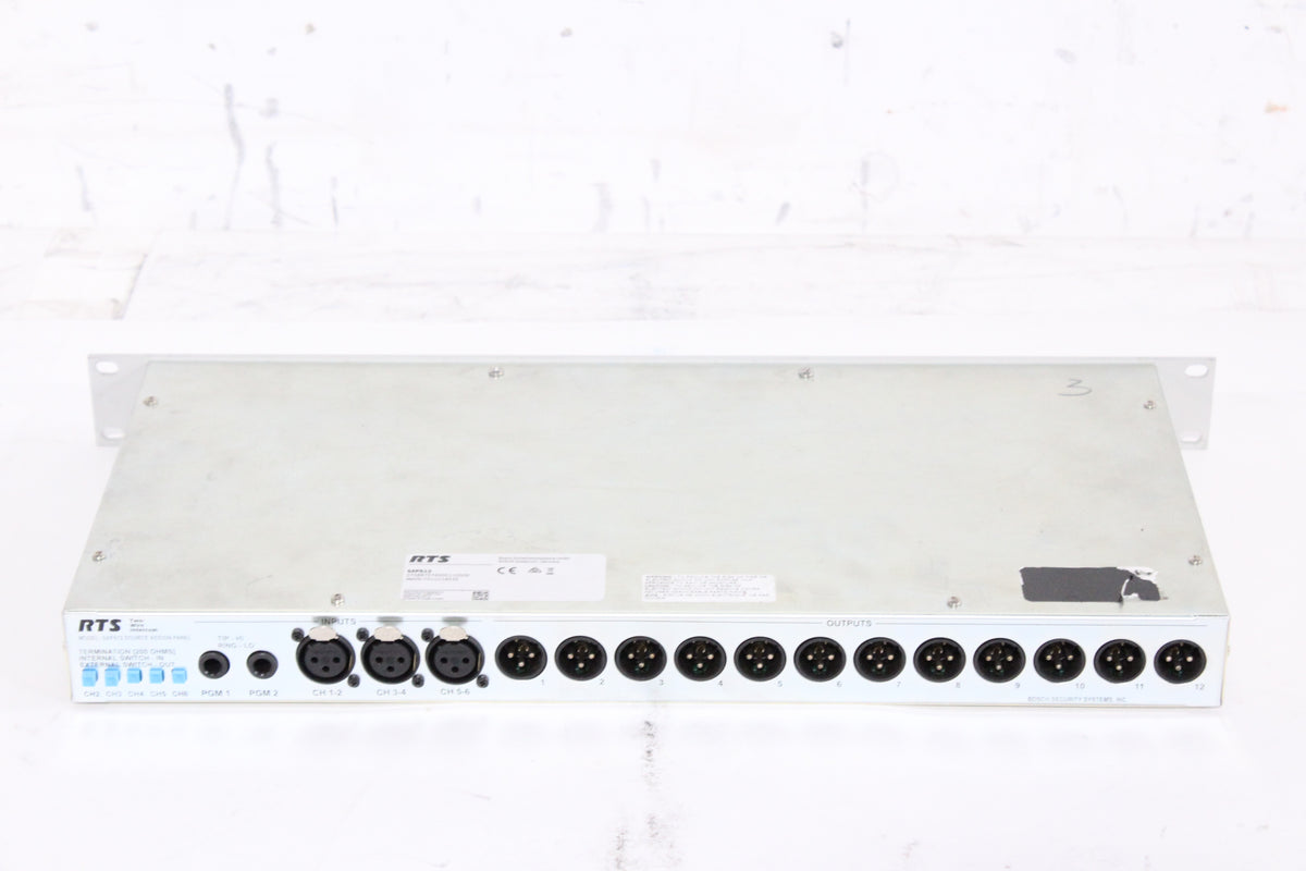 Source Connect Rts Panel RTS SAP612 Source Assignment Panel Rack Unit – AVGear.com