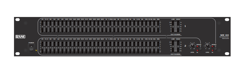 Rane ME 60 Rack Graphic Equalizer