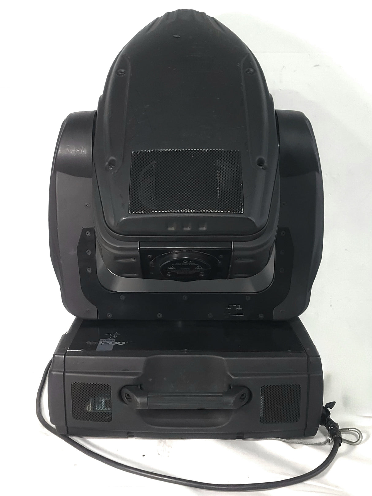 Robe ColorSpot 1200 AT Moving Head Light w/ Clamps In Hard Wheeled Case (Holds 2 Lights) (4228 Lamp Hours)