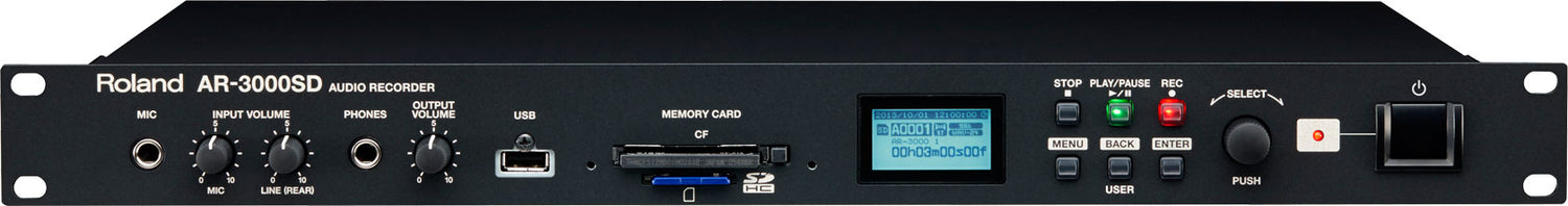 Roland AR-3000SD Digital Audio Recorder 96kHz Playback
