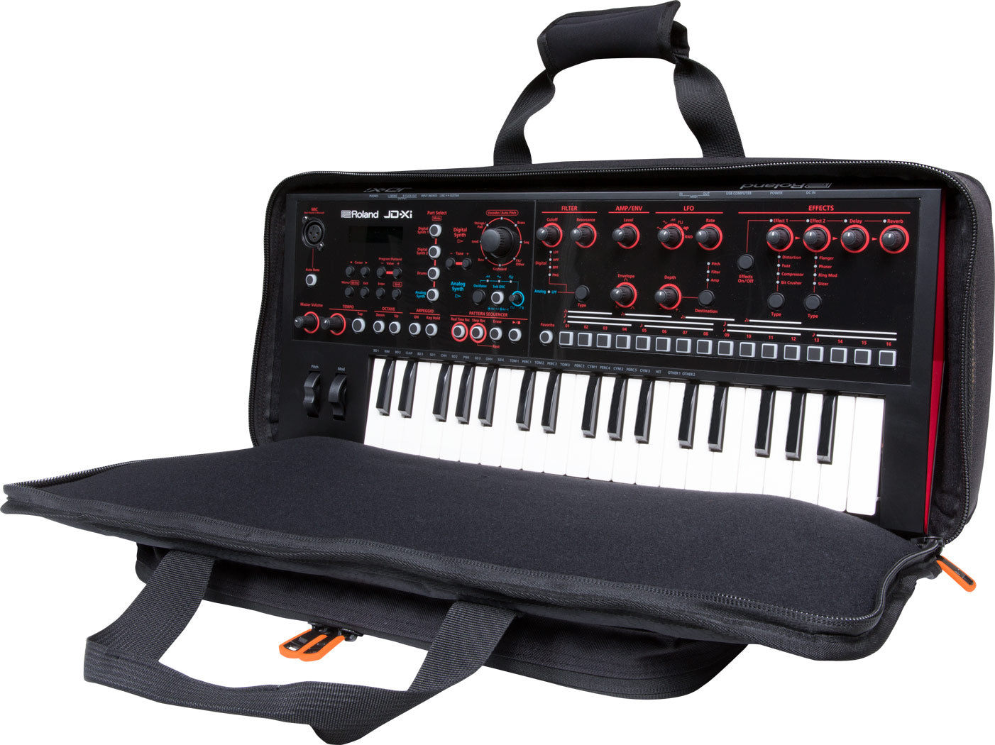 Roland CB-BJDXI Black Series Keyboard Carry Bag for the JD-XI Interactive Analog/Digitial Crossover Synthesizer