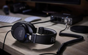 Roland RH-200-BLK Stereo Monitor Headphones – Black