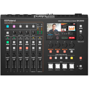 Roland SR-20HD Direct Streaming AV Mixer w/Recording on SD, USB video input