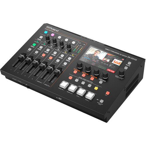 Roland SR-20HD Direct Streaming AV Mixer w/Recording on SD, USB video input