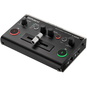 Roland V-02HD STR Multi-Format HDMI Micro Switcher - Streaming Bundle w/ UVC-01