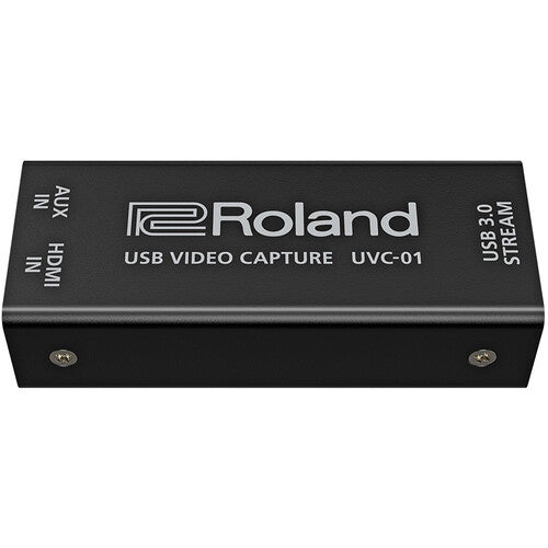 Roland V-1HD PLUS STR Compact 4 x HDMI Video Switcher & UVC-01 USB Capture Device Kit