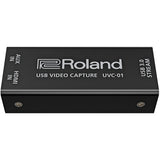 Roland V-1HD PLUS STR Compact 4 x HDMI Video Switcher & UVC-01 USB Capture Device Kit