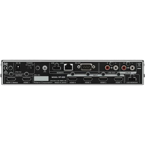 Roland VP-42H   Multi-Format HDMI Video Processor - 4 x 2 (Switcher/Matrix/Split)