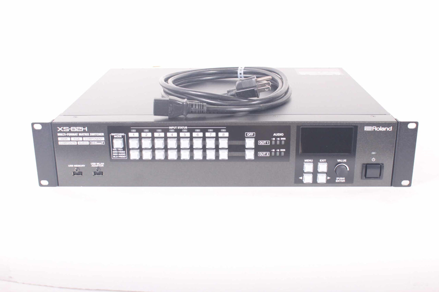 Roland XS-82H Multi-Format AV Matrix Switcher - 8-in x 2-out