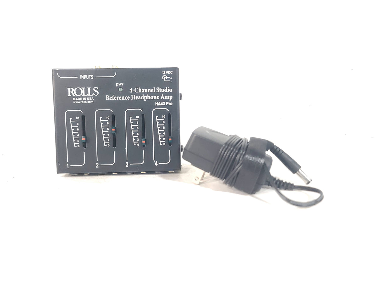 Rolls HA43 Pro Four-Channel Stereo Headphone Amplifier