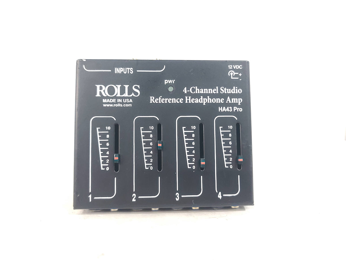 Rolls HA43 Pro Four-Channel Stereo Headphone Amplifier