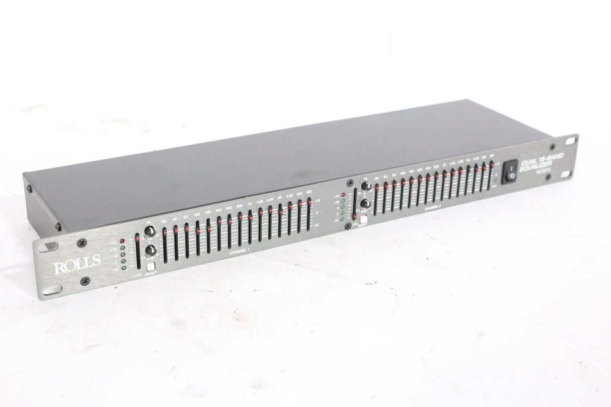 Rolls REQ-215 Dual 15-Band EQ (Open Box)
