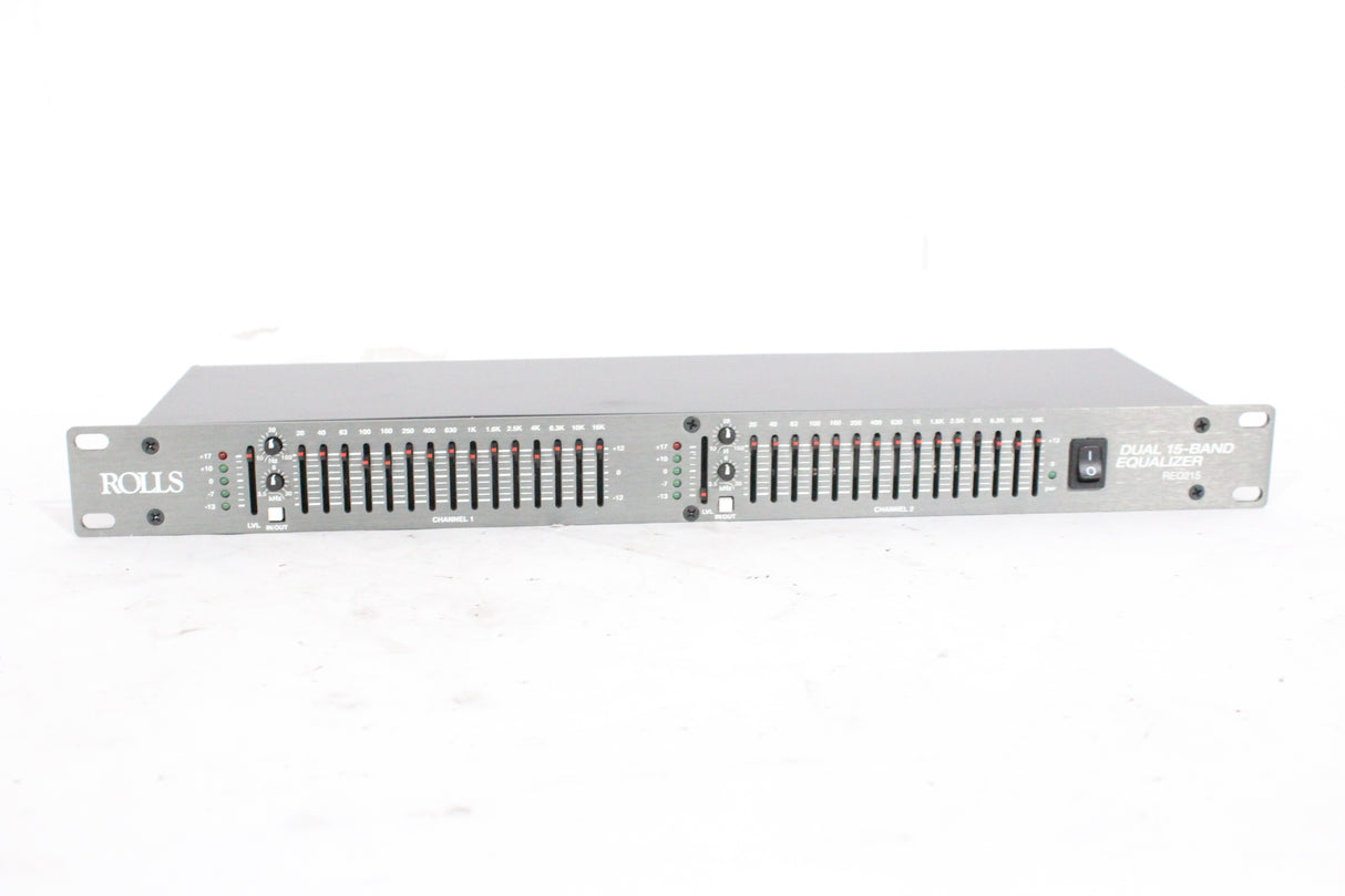 Rolls REQ-215 Dual 15-Band EQ (Open Box)