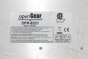 Ross OpenGear DFR-8321 C Frame w/ Network Controller