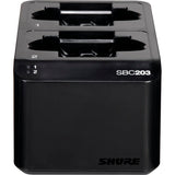Shure SBC203 Dual-Docking Recharging Station for SB903 Batteries & SLX-D Transmitters