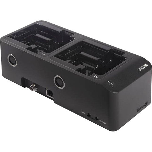 Shure SBC240 Two-Bay, Networked Docking Charger (No Power Supply)