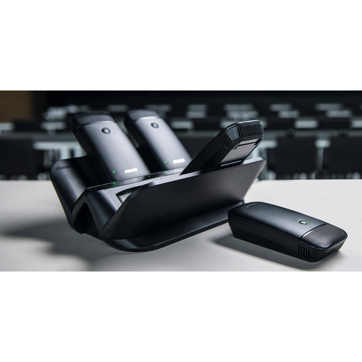 Shure SBC450 4-Bay Networked Docking Station For BN & GN Power Supply Not Included SBC450