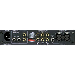 Shure SCM262 Stereo Microphone Mixer