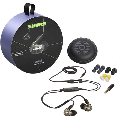 Shure SE42HYBK+UNI AONIC 4 Sound-Isolating Earphones (Black)