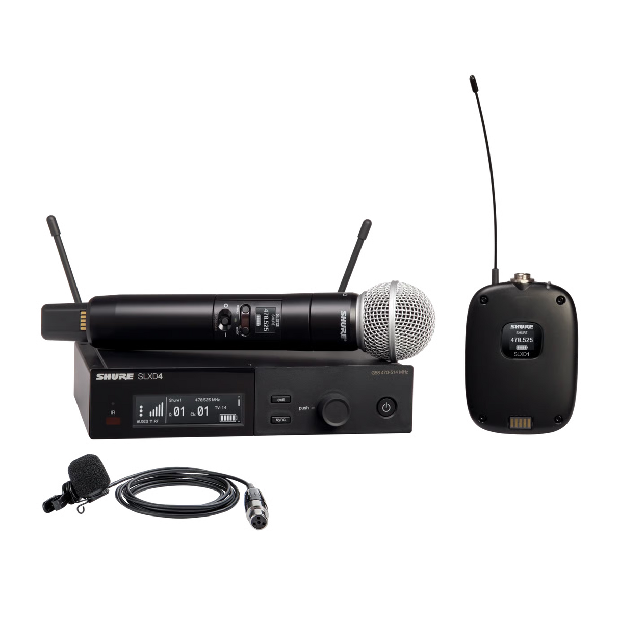 Shure SLXD124/85M Digital Wireless Combo Microphone System