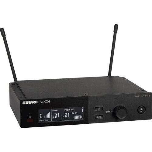 Shure SLXD14/98H Digital Wireless Cardioid Instrument Microphone System (G58: 470 to 514 MHz)