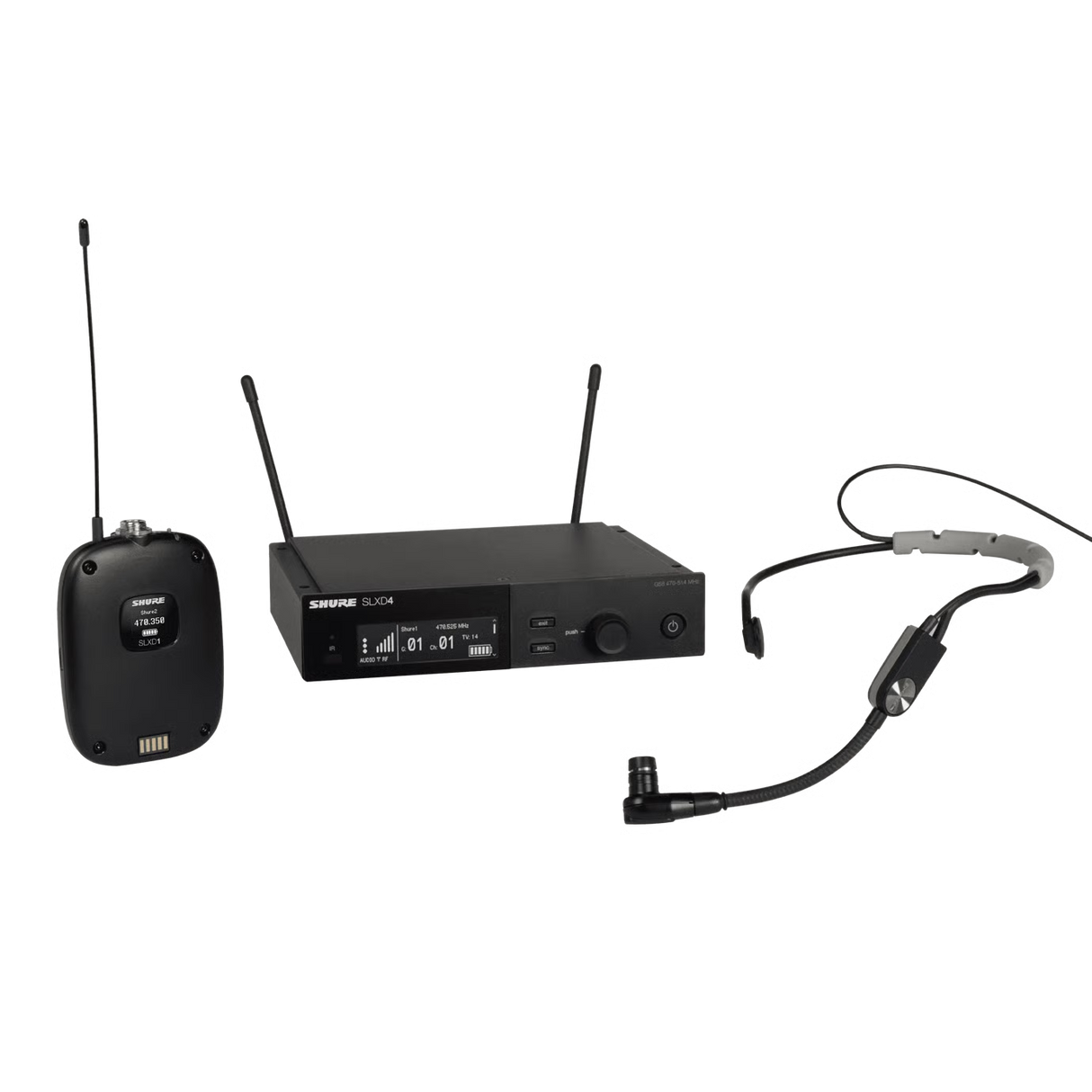 Shure SLXD14/SM35 Digital Wireless Cardioid Performance Headset Microphone System