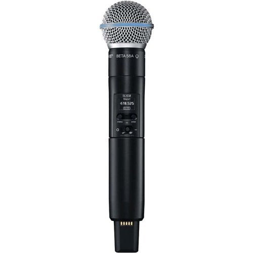 Shure SLXD2/B58 Wireless Handheld Microphone Transmitter - G58 Band