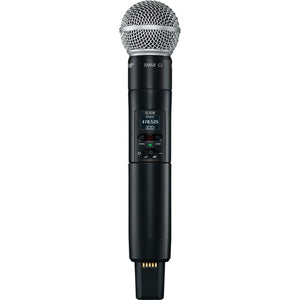 Shure SLXD24D/SM58 Dual-Channel Digital Wireless Handheld Microphone System with SM58 Capsules (H55: 514 to 558 MHz)