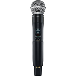 Shure SLXD24D/SM58 Dual-Channel Digital Wireless Handheld Microphone System with SM58 Capsules (J52: 558 to 602 + 614 to 616 MHz)